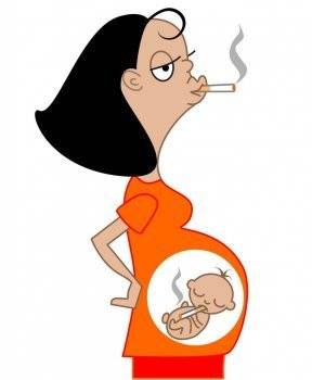 курение при беременности фото